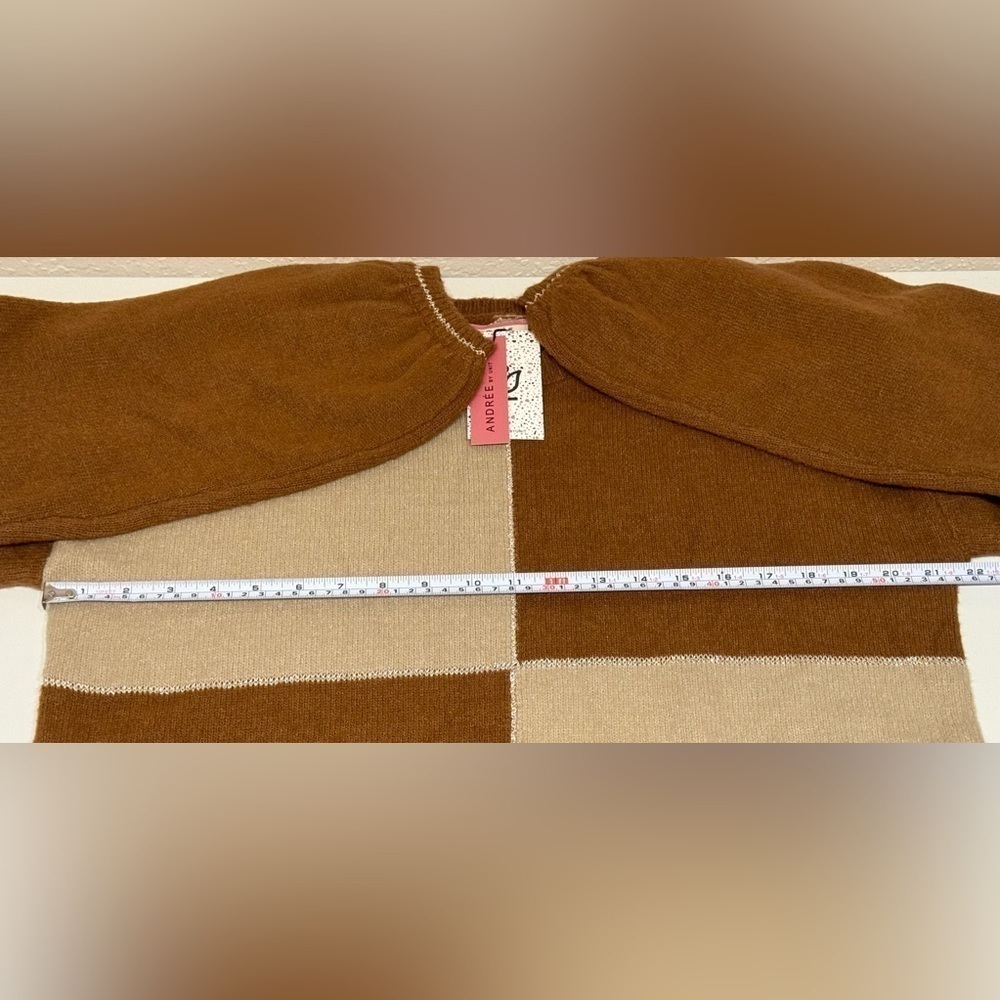 NEW Andree By Unit Colorblock Pullover Sweater Me… - image 10